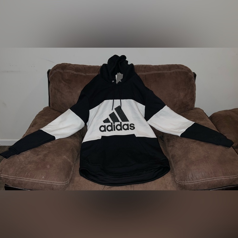 Mens Adidas Pull Over Hoodie